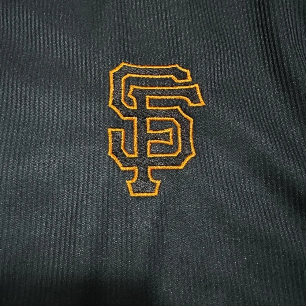 San Francisco Giants Antigua Black Quarter-Zip Pullover Men’s Size Large